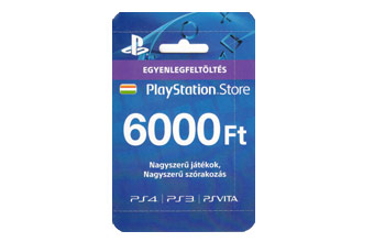 PS4 feltöltőkártyák