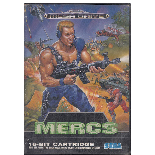 Jeu Mercs Pour Sega Megadrive - Édition Cartouche, Occasion En Bon état (genre Run And Gun)